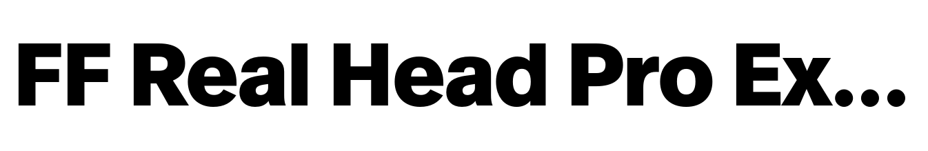 FF Real Head Pro Extrabold